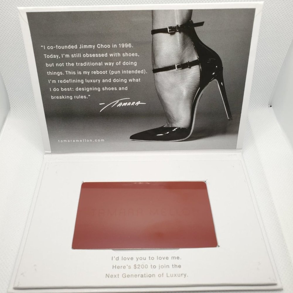 Tamara Mellon x Lord Jones $200 gift card + Cream